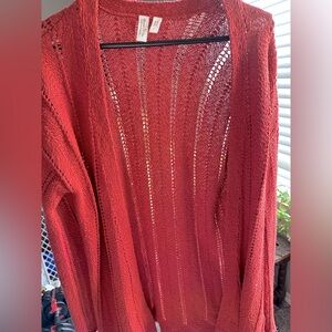 Anthropologie Long Sweater with Bell Sleeves M